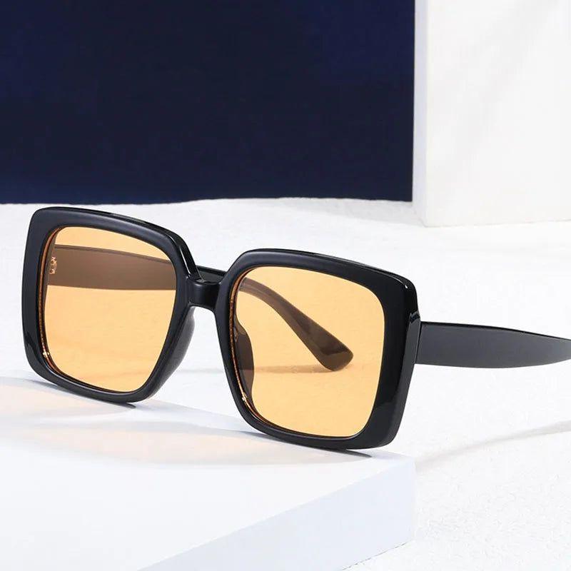 New UV400 Oversized Square Sunglasses - Retro Chic Style - Lucid Fantasy 