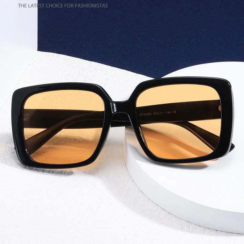 New UV400 Oversized Square Sunglasses - Retro Chic Style - Lucid Fantasy 