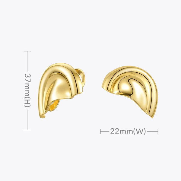 Original Design Auricle Ear Cuff Clip On Earrings Gold Color Cover Without Piercing Fashion Jewelry-Lucid Fantasy
