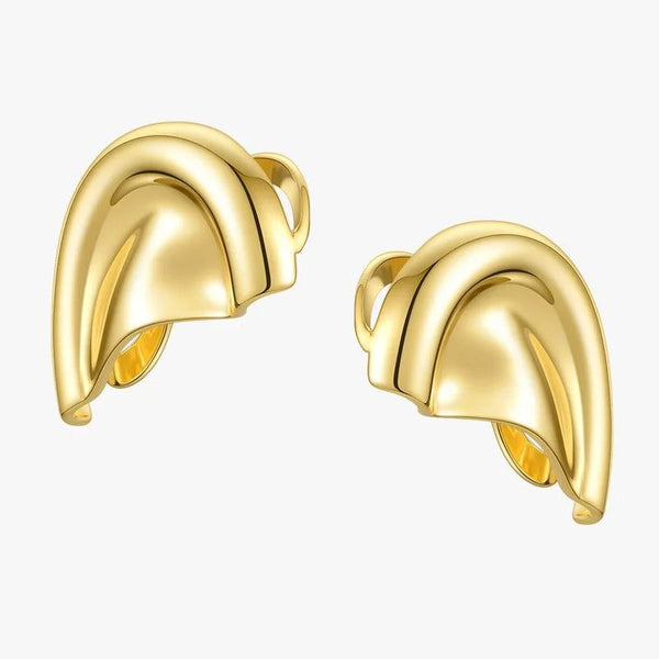 Original Design Auricle Ear Cuff Clip On Earrings Gold Color Cover Without Piercing Fashion Jewelry-Lucid Fantasy