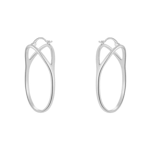 Original Design Big Hoop New Style Gold Color Oval Earrings Fashion Jewelry-Lucid Fantasy