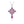 LUCID FANTASY Genuine 925 Sterling Silver Cross Pendant for Women Created Ruby Big Cross Necklace Rhodium Plated Fine Jewelry