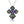 LUCID FANTASY 100% 925 Sterling Silver Cross Pendant Necklace Natural Peridot Amethyst Colorful Gems Fine Jewelry