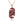 LUCID FANTASY Genuine 925 Silver Pendant Natural Amethyst Red Garnet 1.5 Carats Gemstone Necklace Flower Fine Jewelry