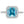 LUCID FANTASY 100% 925 Sterling Silver Asscher Cut 8*8 MM Aquamarine High Carbon Diamond Gemstone Ring