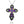 LUCID FANTASY Silver Cross Pendant Pure 925 Necklace Natural Multicolor Gemstone Big Cross Black Spinel Fine Jewelry