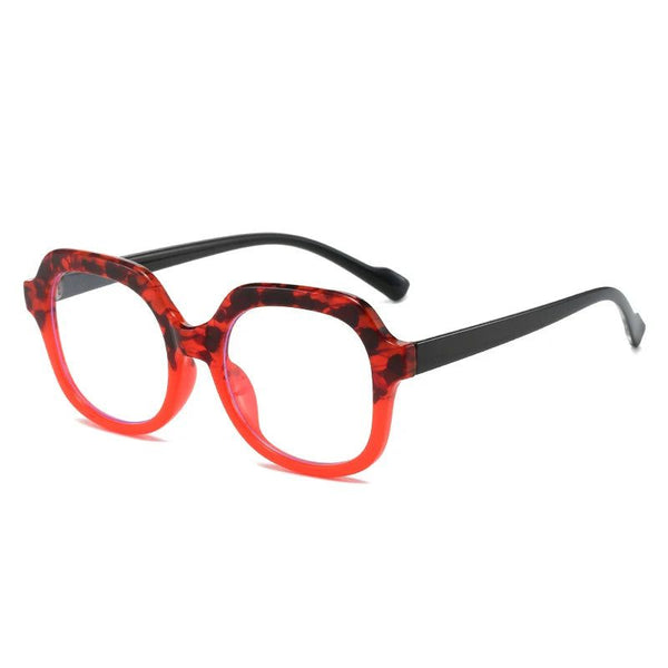 Retro Anti-Blue Light Square Double Color Glasses Optical TR Eyeglasses Frame-Lucid Fantasy