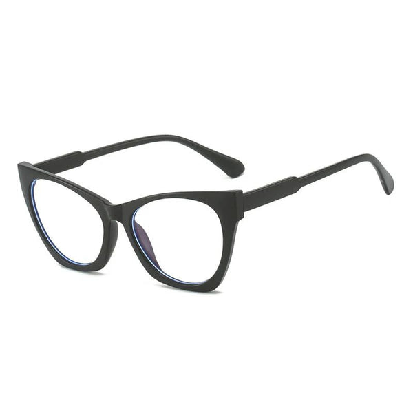 Retro Cat Eye Clear Anti-Blue Light Optical Eyewear Contrast Color Glasses Fashion Frame-Lucid Fantasy