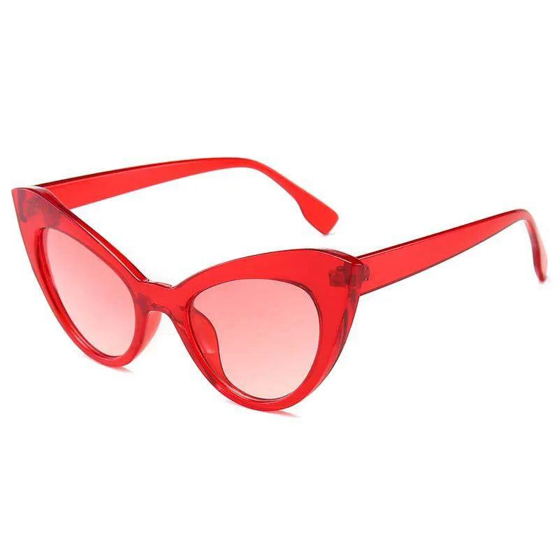 Retro Cat Eye Sunglasses with Polarized UV400 Lenses - Vintage Beach Fashion Shades - Lucid Fantasy 