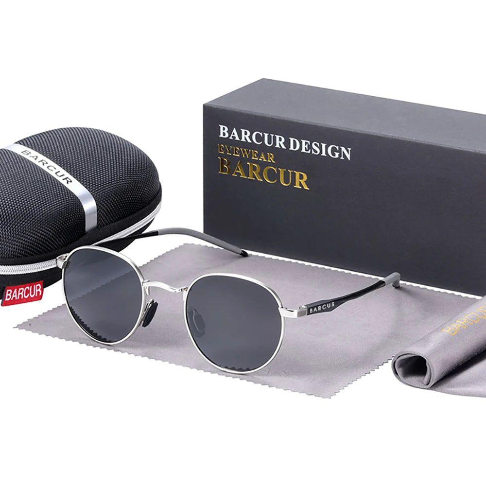 Retro Polarized Men's Sunglasses with UV400 Protection - By Barcur - Lucid Fantasy 