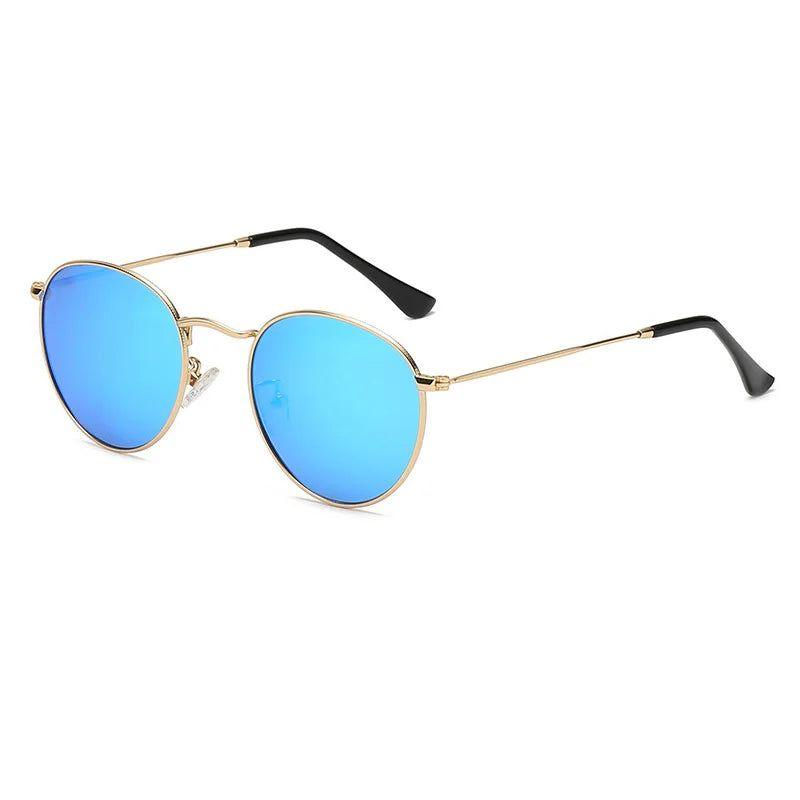 Retro Polarized Round Sunglasses with UV400 Protection - Chic Fashion Eyewear - Lucid Fantasy 