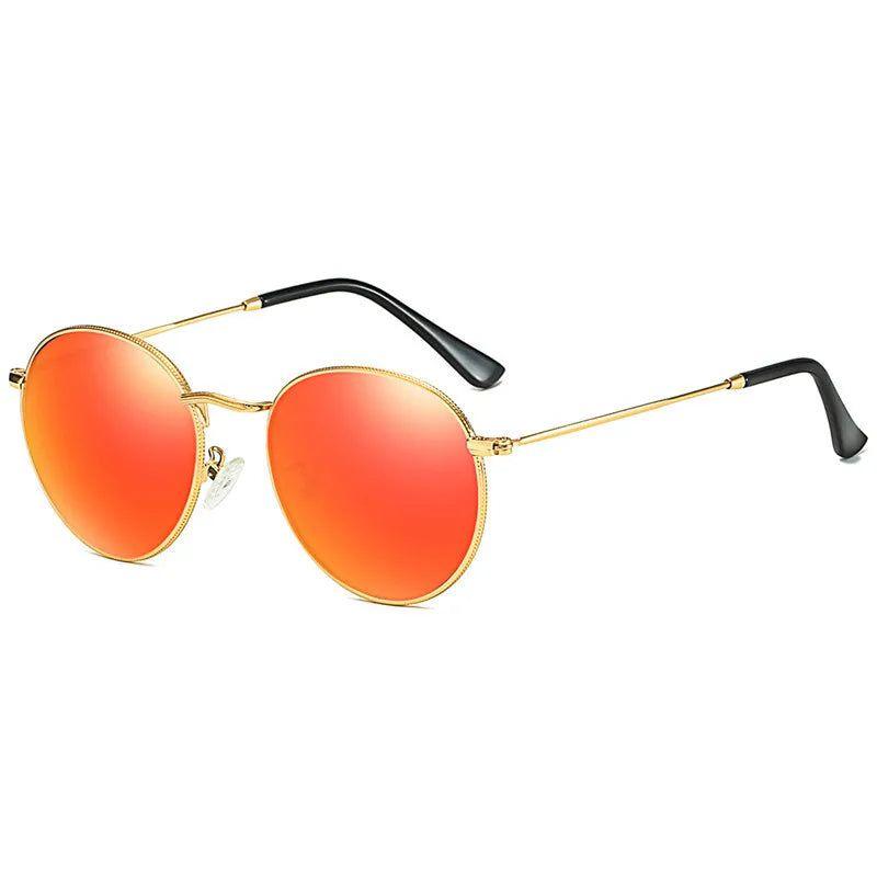 Retro Polarized Round Sunglasses with UV400 Protection - Chic Fashion Eyewear - Lucid Fantasy 