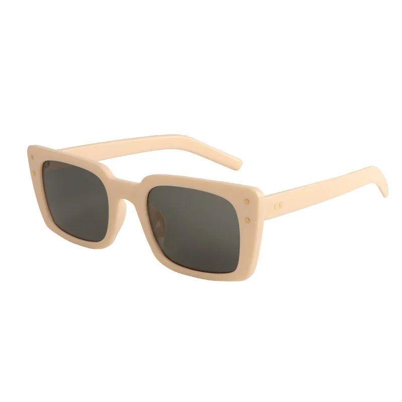 Retro Rectangle UV400 Sunglasses with Fashion Frames - Vintage Square Sun Shades - Lucid Fantasy 