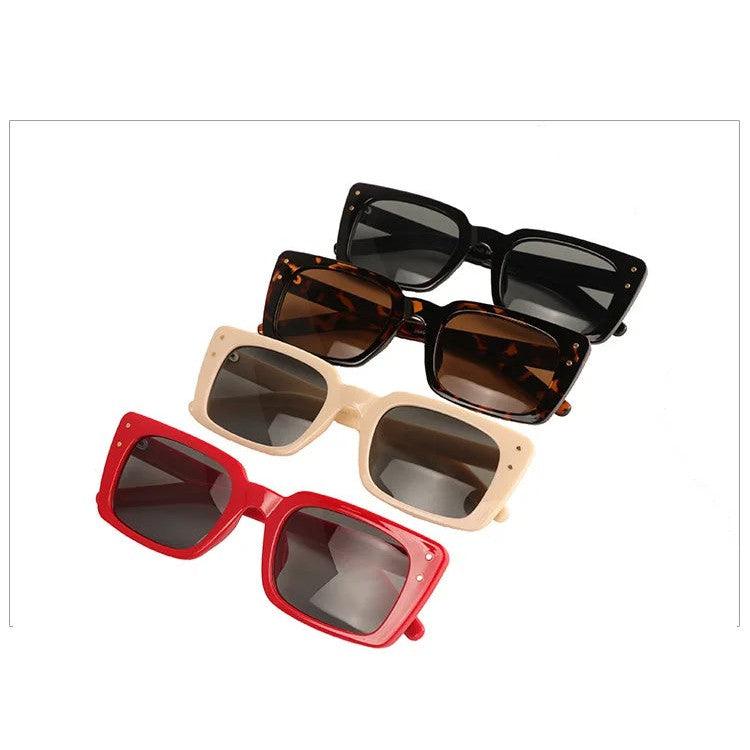 Retro Rectangle UV400 Sunglasses with Fashion Frames - Vintage Square Sun Shades - Lucid Fantasy 