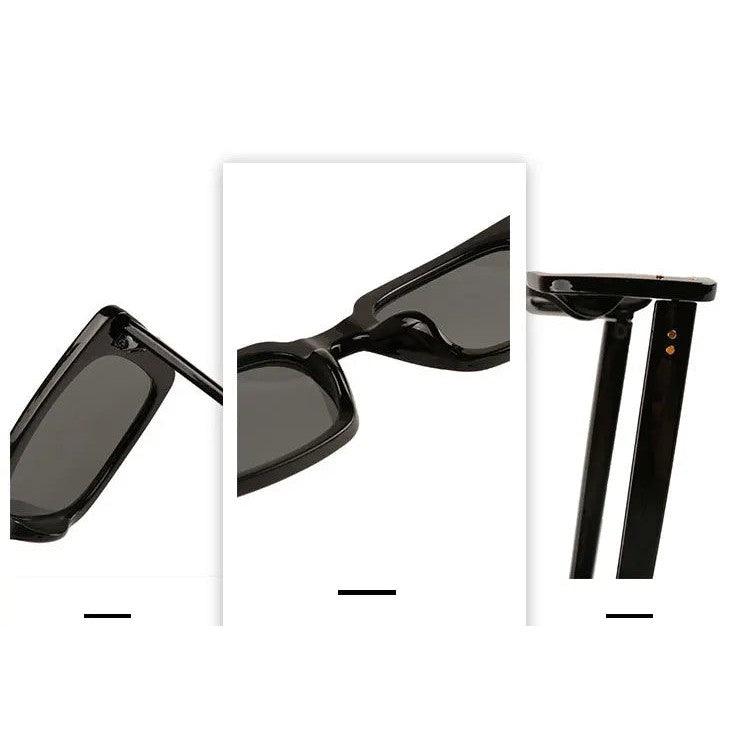 Retro Rectangle UV400 Sunglasses with Fashion Frames - Vintage Square Sun Shades - Lucid Fantasy 