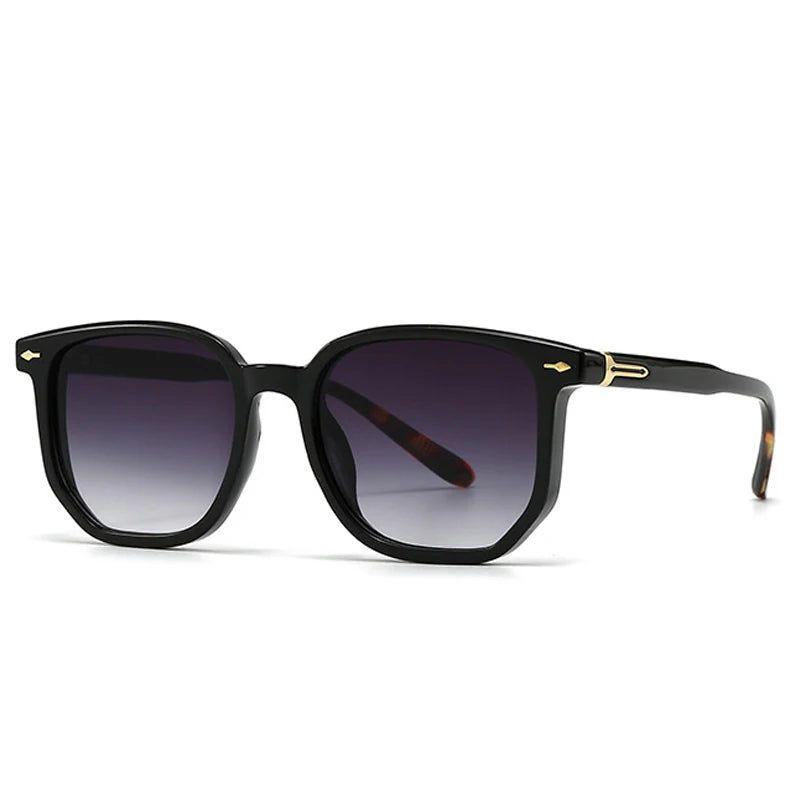 Retro Riveted Square Sunglasses with Full UV400 Protection - Lucid Fantasy 