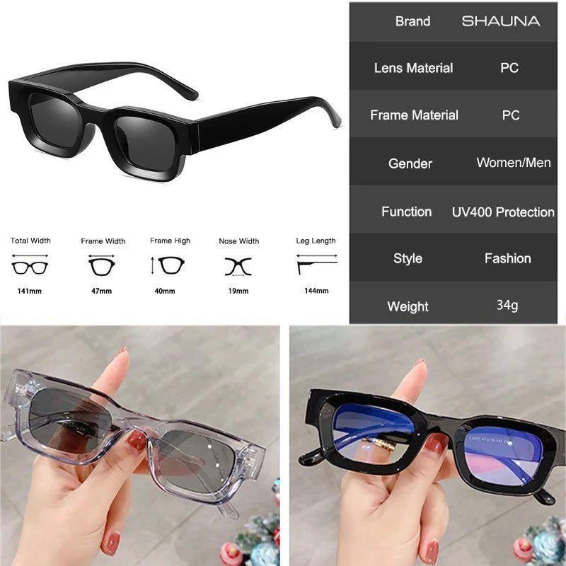 Retro Square Anti-Blue Light Sunglasses with Fashionable Frames - Lucid Fantasy 