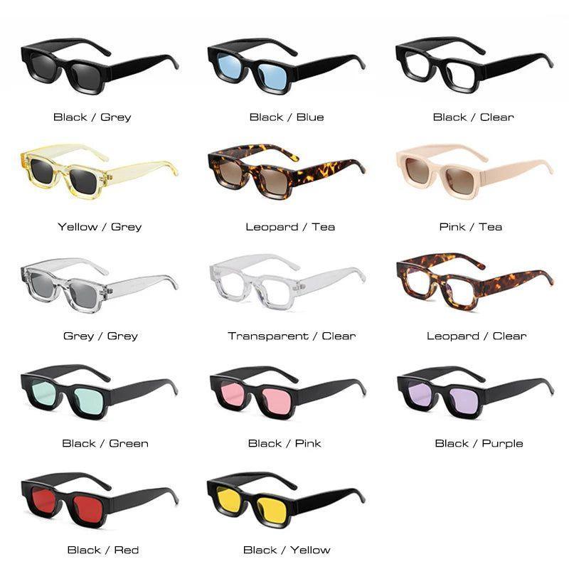 Retro Square Anti-Blue Light Sunglasses with Fashionable Frames - Lucid Fantasy 