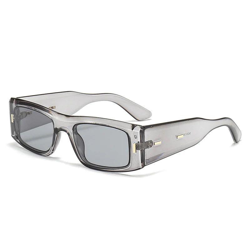 Retro Square Rivet UV400 Sunglasses - Fashionable Glamour Shades - Lucid Fantasy 