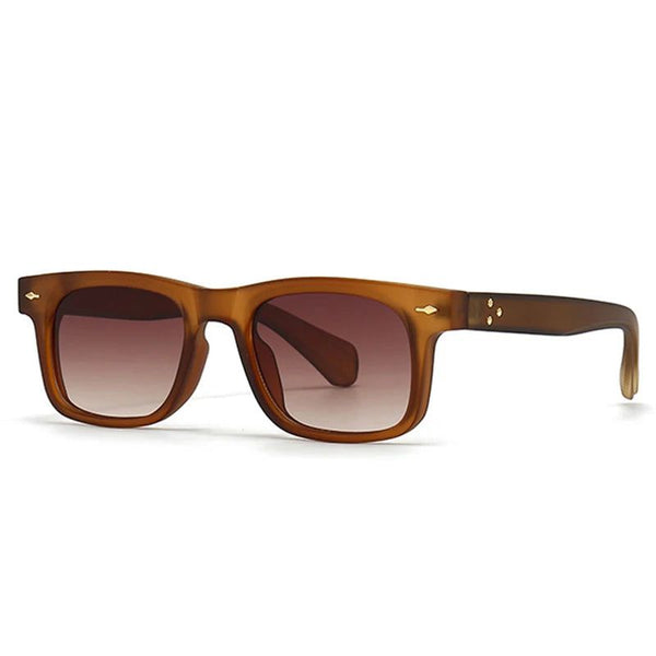 Retro Square Rivets Sunglasses Shades UV400 Fashion Gradient Stylish Fashion Shades-Lucid Fantasy