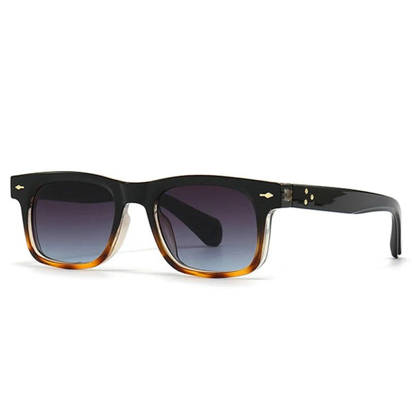 Retro Square Rivets Sunglasses Shades UV400 Fashion Gradient Stylish Fashion Shades-Lucid Fantasy