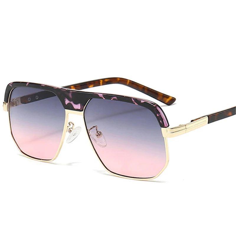 Retro Square Sunglasses with UV400 Protection - Lucid Fantasy 