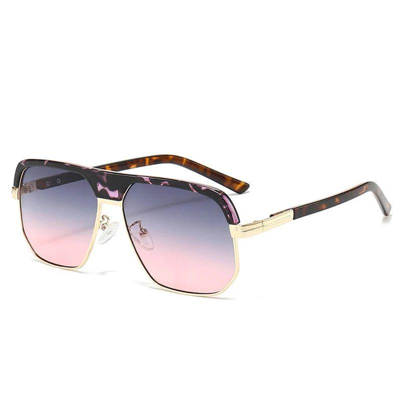 Retro Square Sunglasses with UV400 Protection - Lucid Fantasy 