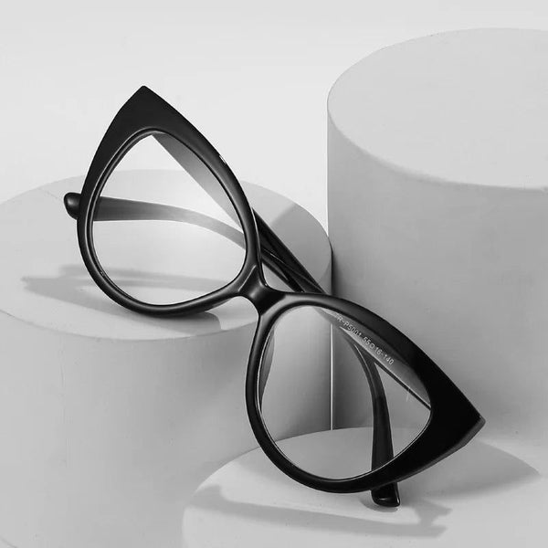 Retro TR90 Anti-Blue Light Cat Eye Glasses Frame Fashion Spring Hinge Colorful Leopard Optical Frame-Lucid Fantasy
