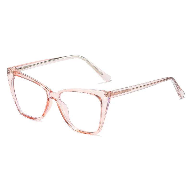 Retro TR90 Cat Eye Glasses with Anti-Blue Light Technology and Spring Hinges - Lucid Fantasy 