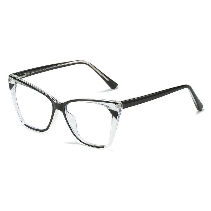 Retro TR90 Cat Eye Glasses with Anti-Blue Light Technology and Spring Hinges - Lucid Fantasy 