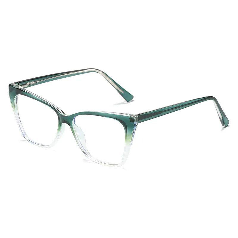 Retro TR90 Cat Eye Glasses with Anti-Blue Light Technology and Spring Hinges - Lucid Fantasy 