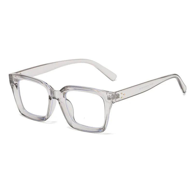 Sophisticated Riveted Square Blue Light Blocking Glasses for Eye Relief - Lucid Fantasy 