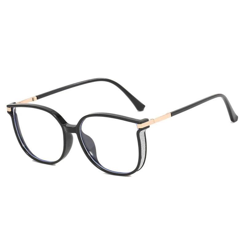 Sophisticated Round Blue Light Blocking Glasses - Stylish Optical Luxury Eyewear - Lucid Fantasy 