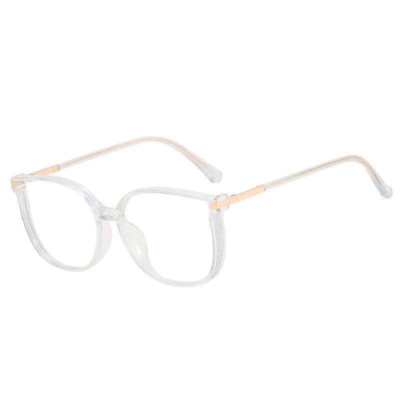 Sophisticated Round Blue Light Blocking Glasses - Stylish Optical Luxury Eyewear - Lucid Fantasy 