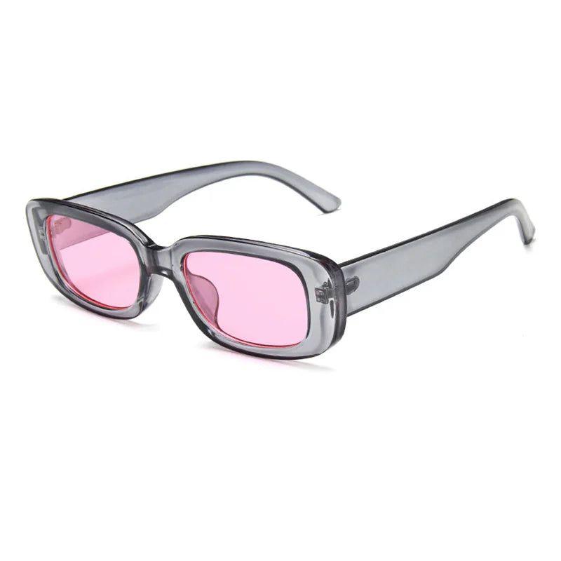 Sophisticated Style Retro Rectangle Sunglasses Film Fashion Shades UV400 - Lucid Fantasy 