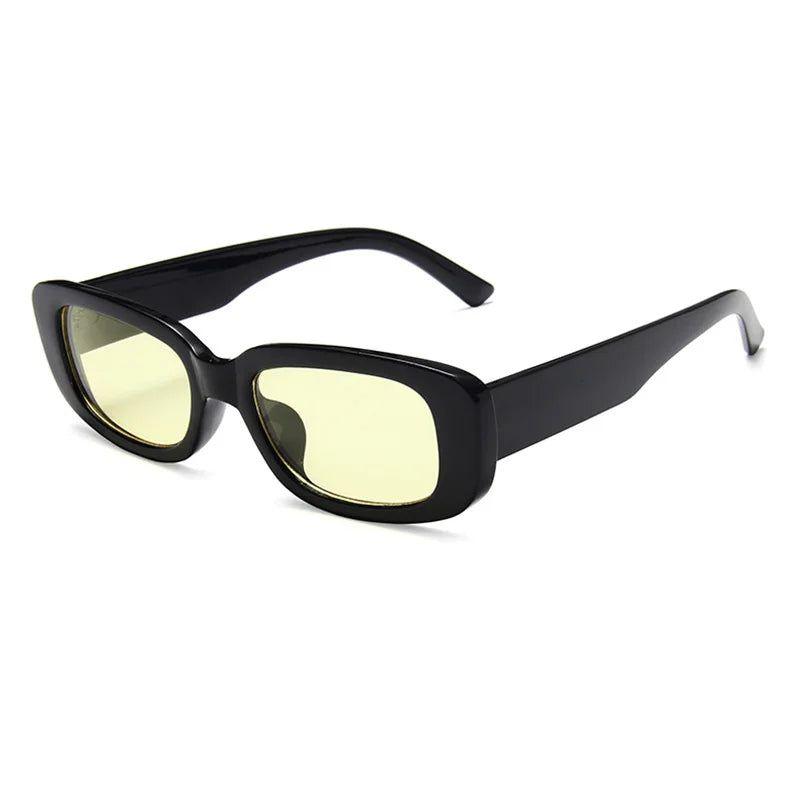 Sophisticated Style Retro Rectangle Sunglasses Film Fashion Shades UV400 - Lucid Fantasy 