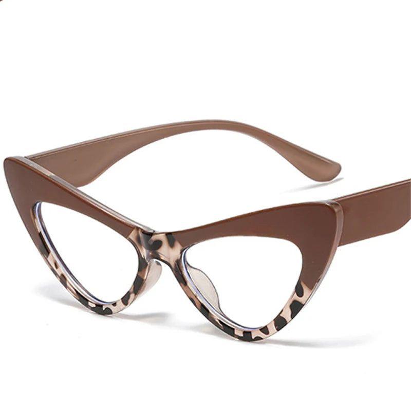 Stylish Cat Eye Anti-Blue Light Glasses with Spring Hinges for Eye Protection - Lucid Fantasy 