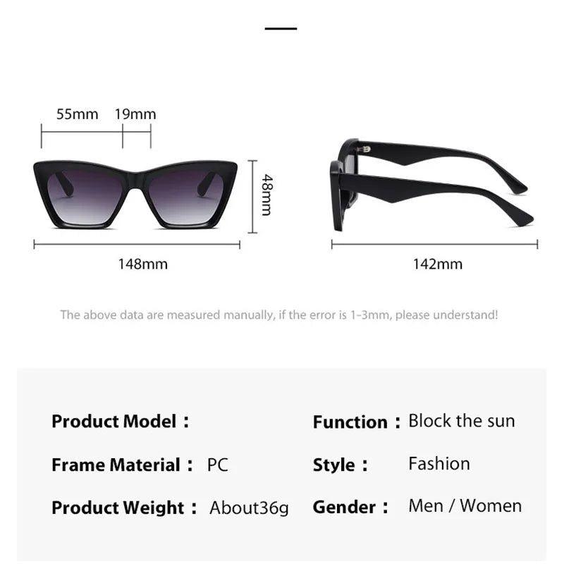 Stylish Cat Eye Sunglasses with UV400 Protection - Lucid Fantasy 