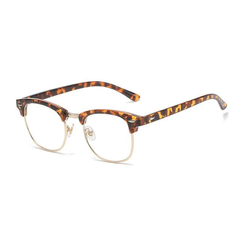 Stylish Chic Black Frame Anti-Blue Light Eyeglasses with Optical Lenses - Lucid Fantasy 