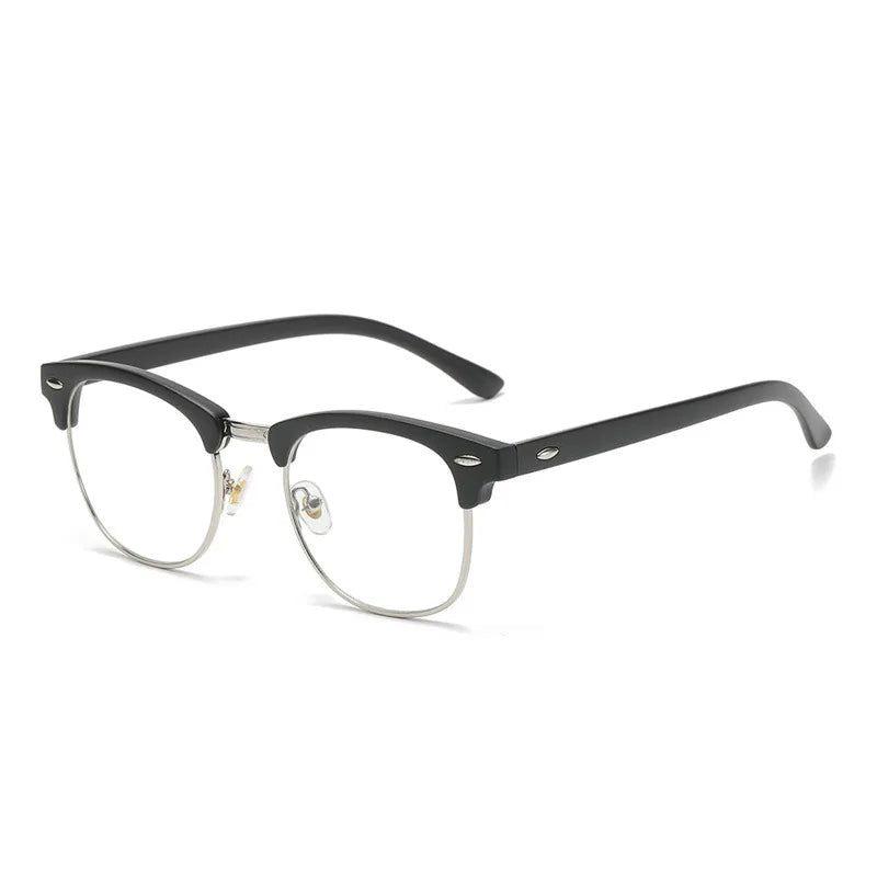 Stylish Chic Black Frame Anti-Blue Light Eyeglasses with Optical Lenses - Lucid Fantasy 