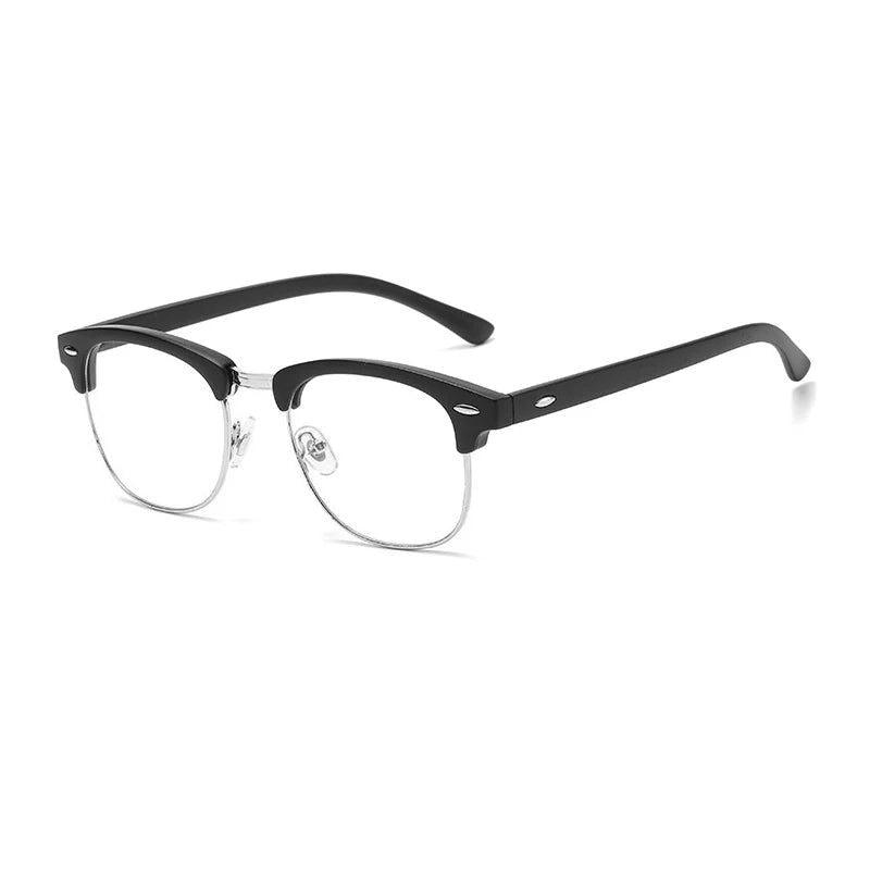 Stylish Chic Black Frame Anti-Blue Light Eyeglasses with Optical Lenses - Lucid Fantasy 