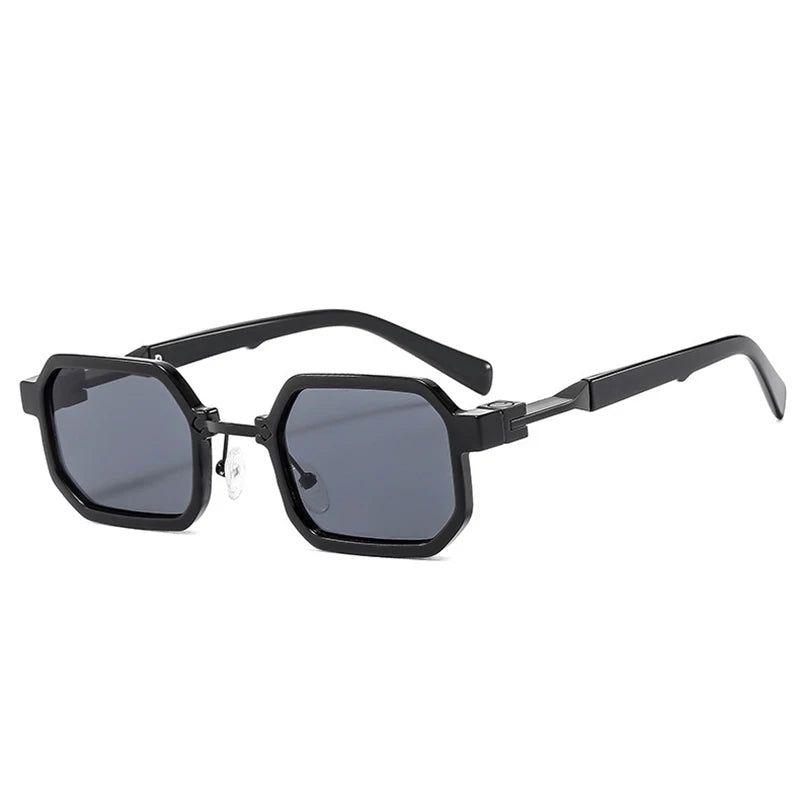 Stylish Double Color Punk Square Sunglasses with UV400 Protection - Lucid Fantasy 