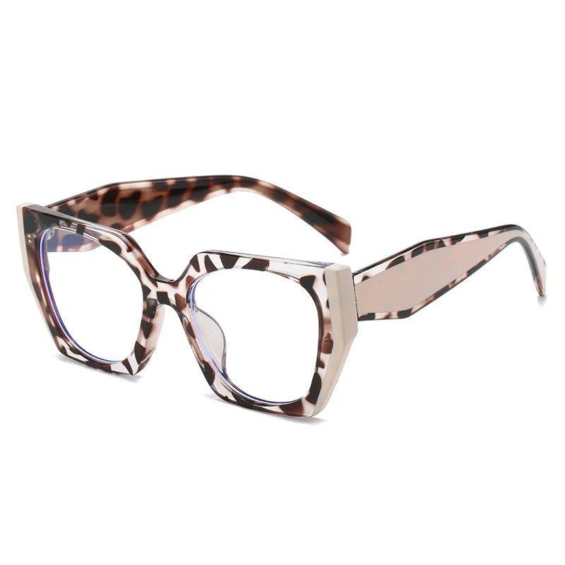 Stylish Dual-Tone Cat Eye Anti-Blue Light Glasses Optical Frame - Lucid Fantasy 