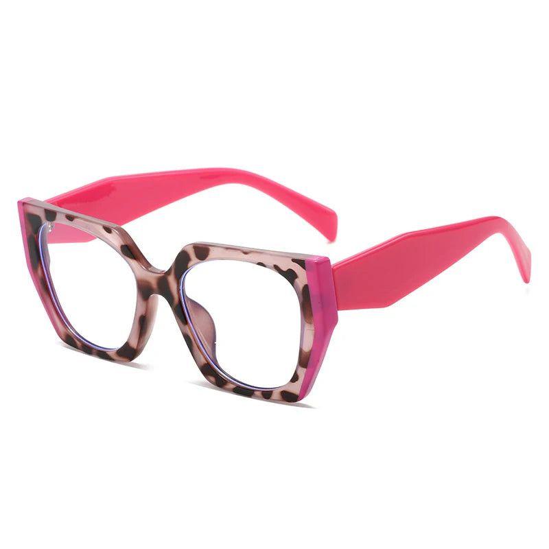 Stylish Dual-Tone Cat Eye Anti-Blue Light Glasses Optical Frame - Lucid Fantasy 