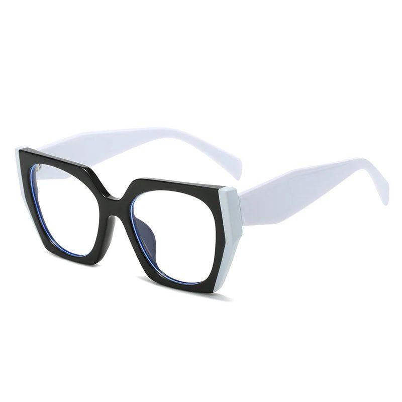 Stylish Dual-Tone Cat Eye Anti-Blue Light Glasses Optical Frame - Lucid Fantasy 