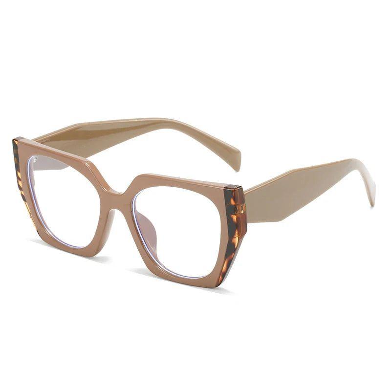 Stylish Dual-Tone Cat Eye Anti-Blue Light Glasses Optical Frame - Lucid Fantasy 