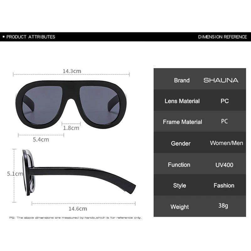 Stylish Gradient Pilot Sunglasses with Double Color Design and UV400 Protection - Lucid Fantasy 