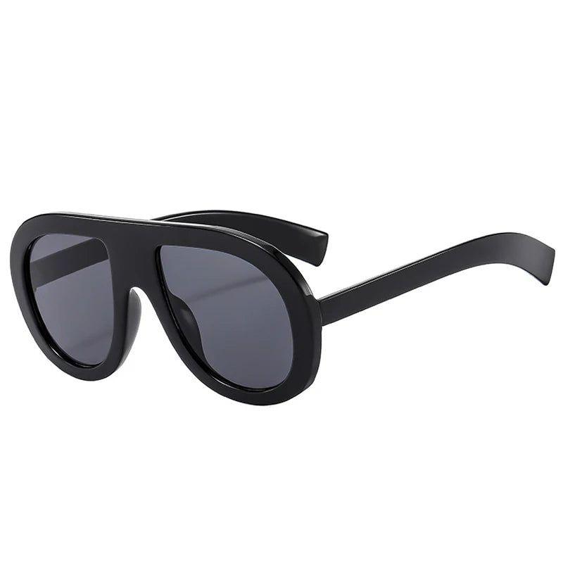 Stylish Gradient Pilot Sunglasses with Double Color Design and UV400 Protection - Lucid Fantasy 