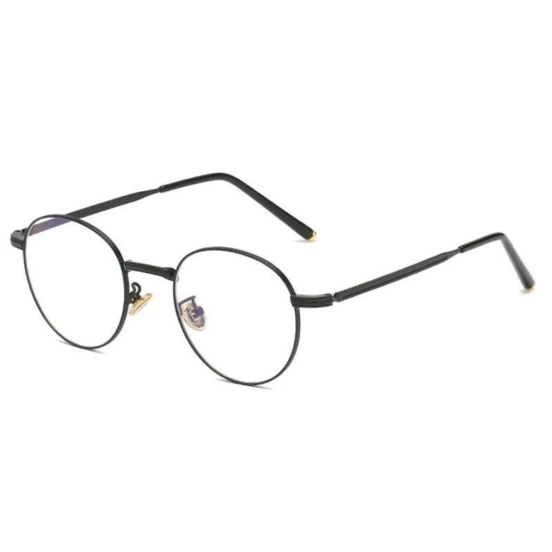 Stylish Inspired Round Metal Blue Light Blocking Glasses for Computer Use - Lucid Fantasy 