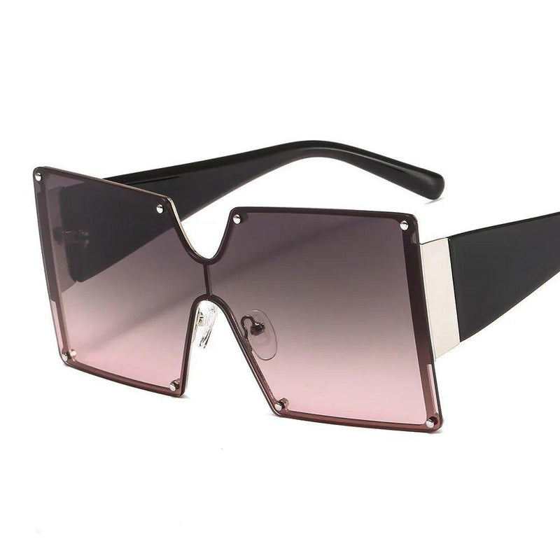 Stylish Oversized Butterfly Designer Sunglasses with Square UV400 Lenses - Lucid Fantasy 